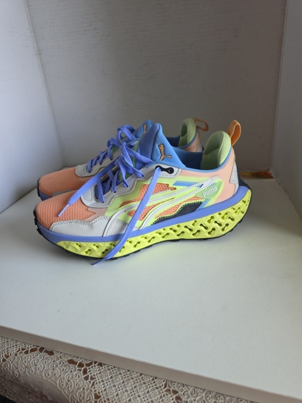 Puma XETIC Sculpt Premium Training Sneakers Easter Goodies (Orange Peach) Sz 9.5